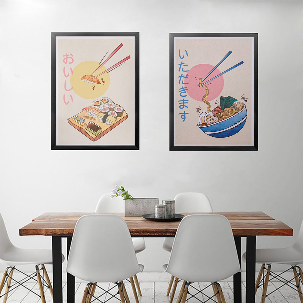 Japanese Food Lifestyle - Japanese Style Kitchen Food Posters and