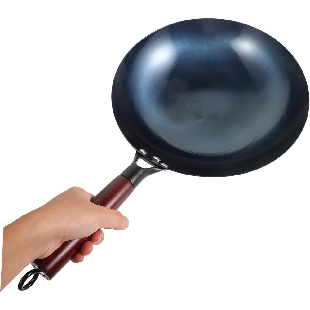 Cast Iron Tetsubin - Iron Wok Iron Pot Household Frying
