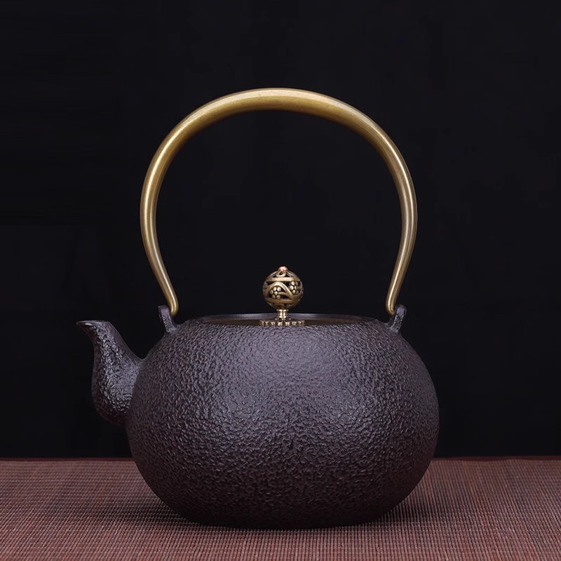 Cast Iron Tetsubin - Japanese Cast Iron Teapot 1.2L -
