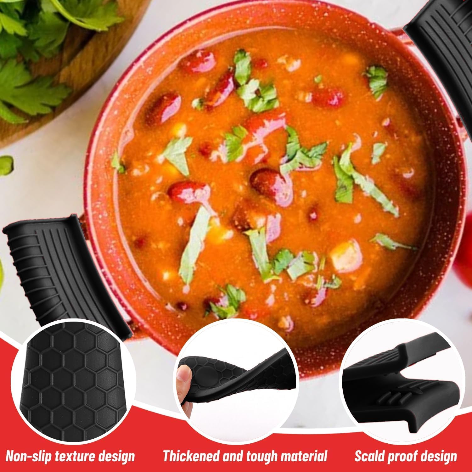 Silicone Heat-Resistant Handle - đánh giá và giá Cast Iron Tetsubin