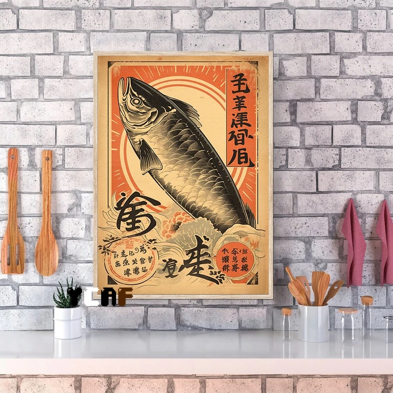 Vintage Japanese Food Poster C - đánh giá và giá Japanese Food Lifestyle