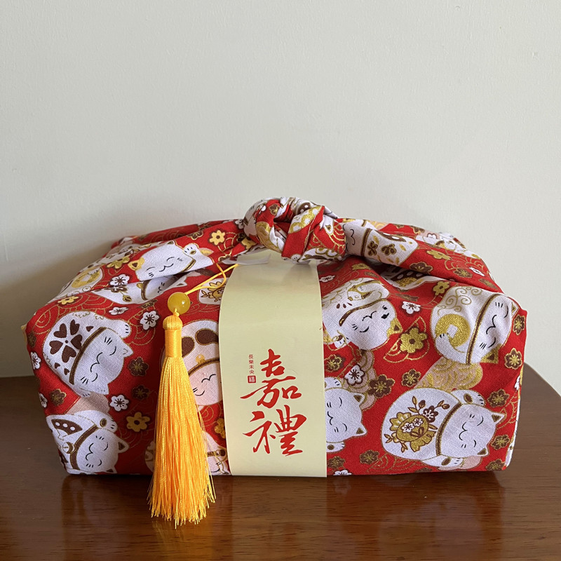 Japanese Style Lunch Box Bento - đánh giá và giá Furoshiki Wrap Cloth
