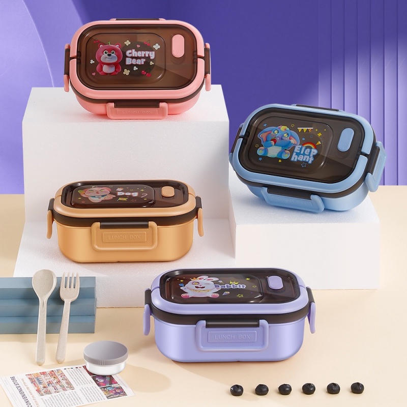 1200ML Double Layer Lunch Box  - đánh giá và giá Bento Box Two Tier