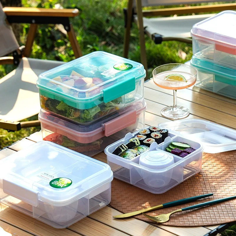 Portable Handle design Double  - đánh giá và giá Bento Box Two Tier